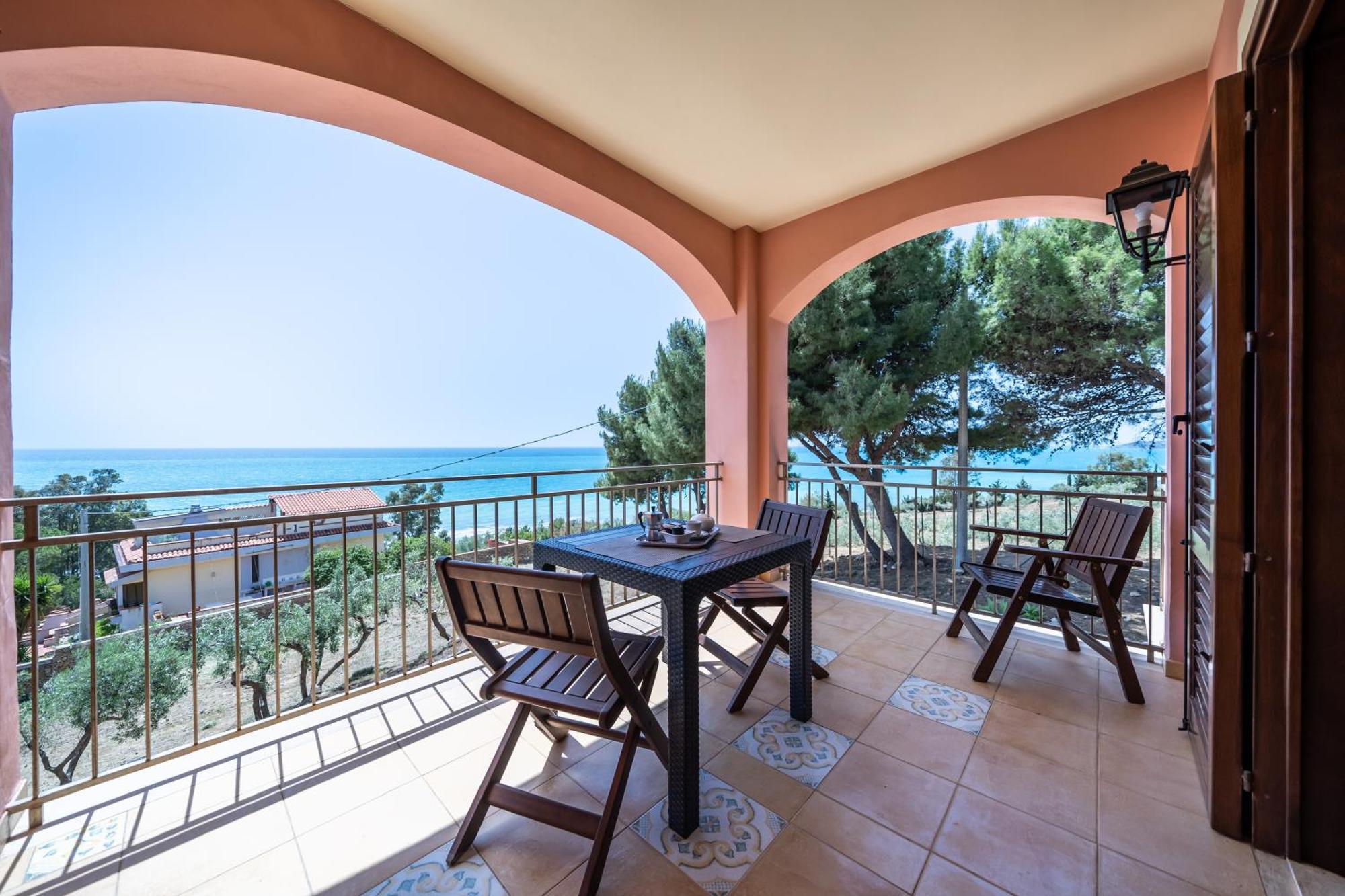 Villa Rosa Sul Mare Sciacca Bagian luar foto