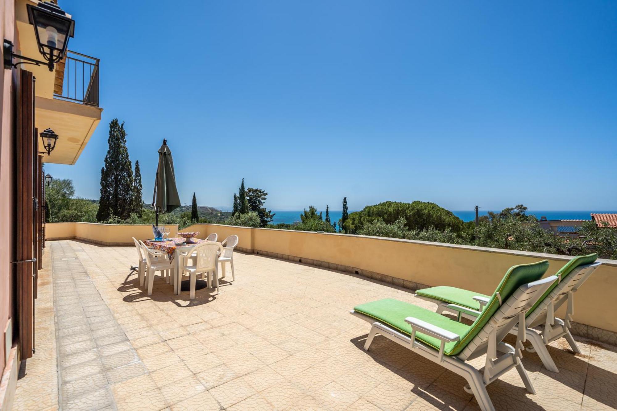 Villa Rosa Sul Mare Sciacca Bagian luar foto