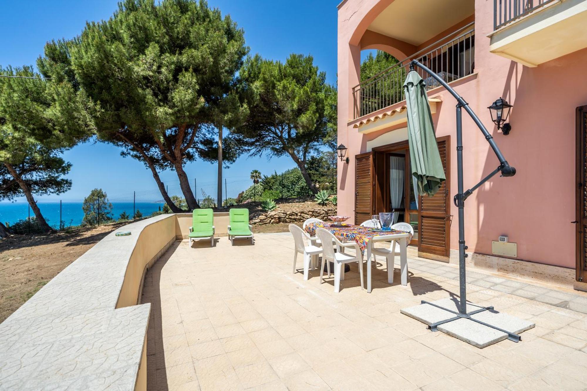 Villa Rosa Sul Mare Sciacca Bagian luar foto