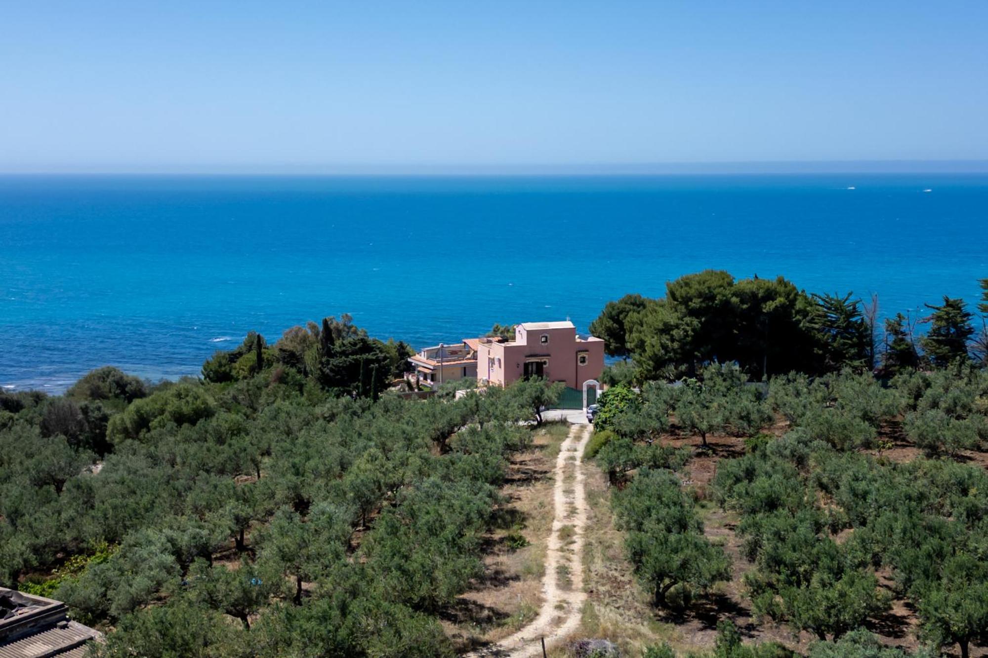Villa Rosa Sul Mare Sciacca Bagian luar foto