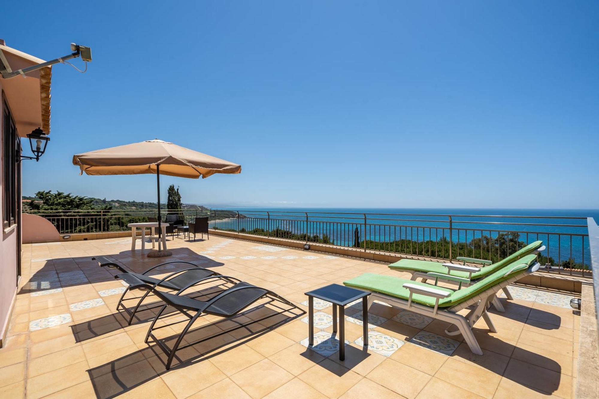 Villa Rosa Sul Mare Sciacca Bagian luar foto