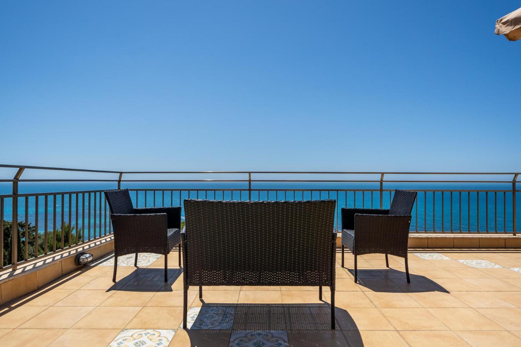 Villa Rosa Sul Mare Sciacca Bagian luar foto
